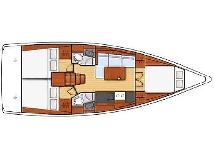 Oceanis 41.1 - plan immage