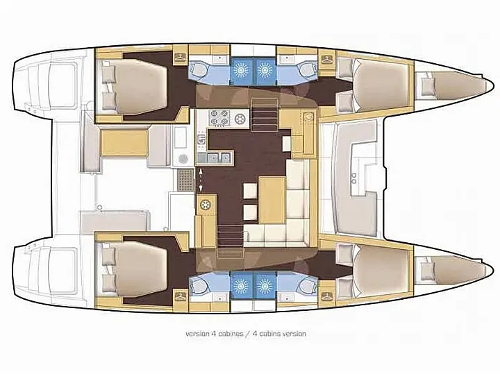 Lagoon 46/12  - Layout image