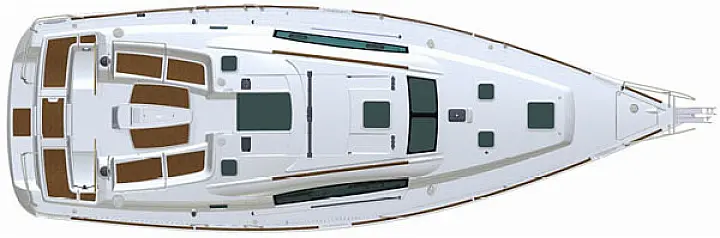 Oceanis 40 - Deck Layout