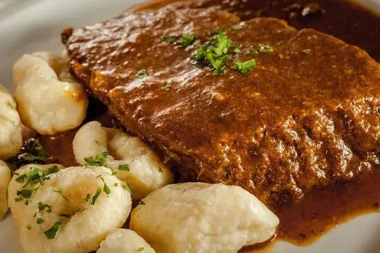 Plate full of Pasticada